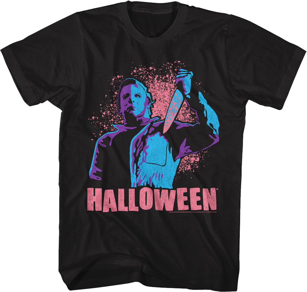 Michael Myers Knife Pose Halloween T-Shirt