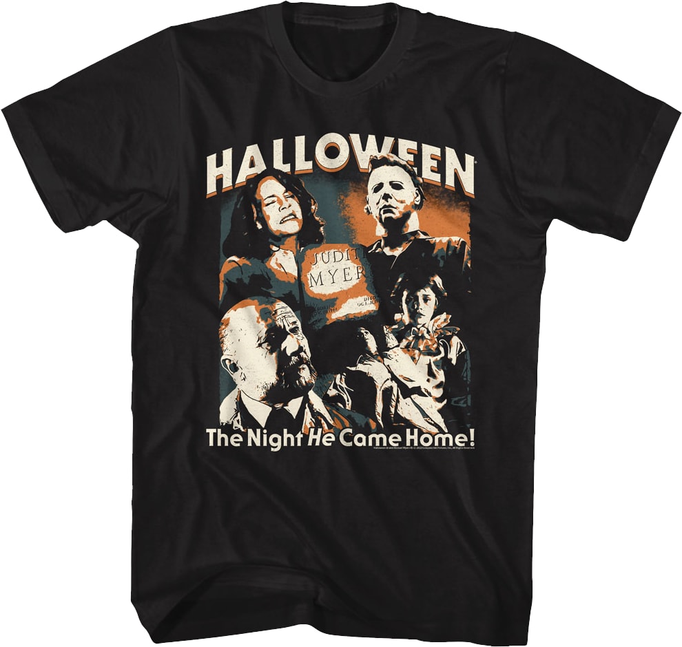 Character Collage Halloween T-Shirt