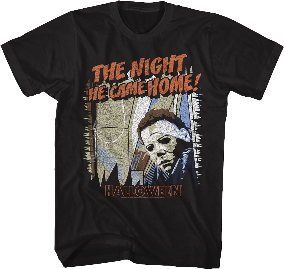Distressed The Night He Came Home Halloween T-Shirt