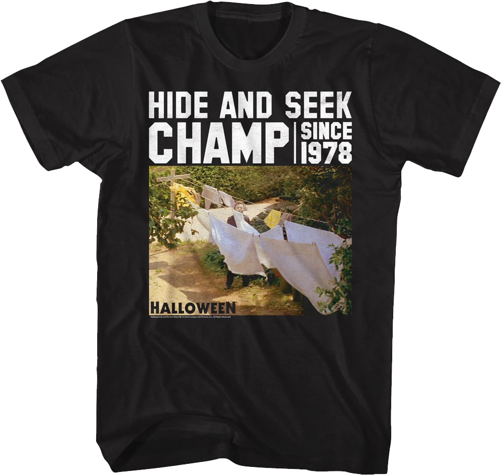 Hide And Seek Champ Since 1978 Halloween T-Shirt