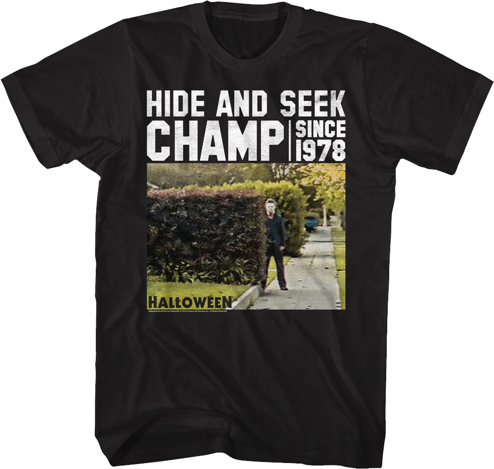 Hide And Seek Champ Halloween T-Shirt
