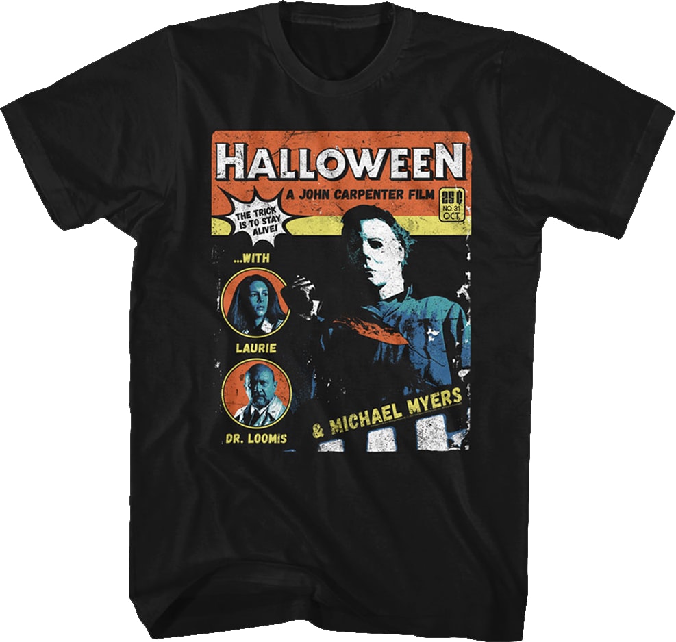 Comic Book Cover Halloween T-Shirt