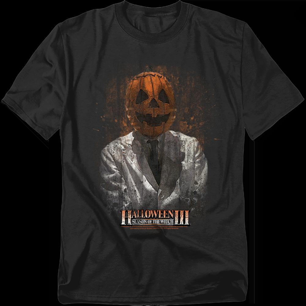 Jack-O-Lantern Mask Halloween III Season of the Witch T-Shirt
