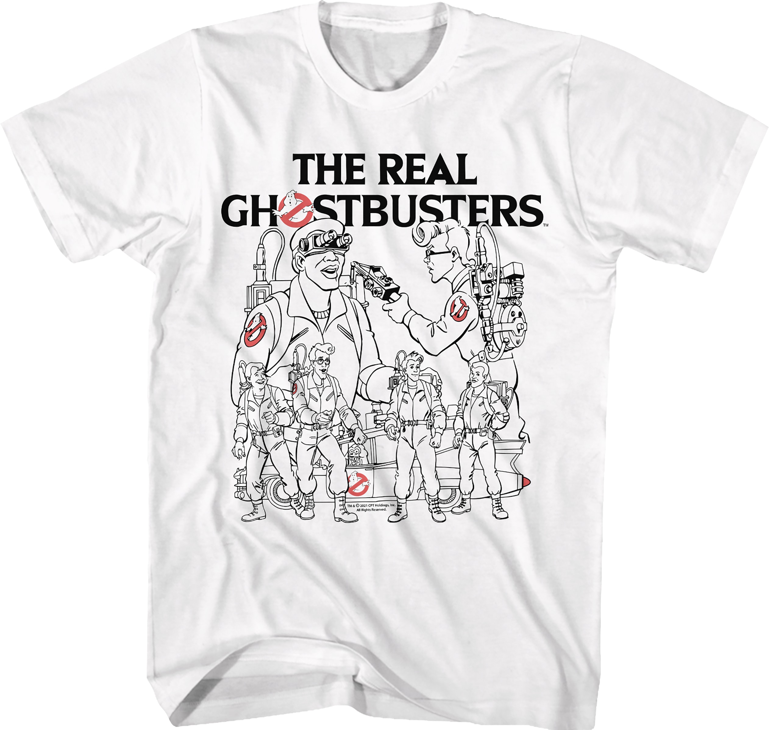 Character Sketches Real Ghostbusters T-Shirt