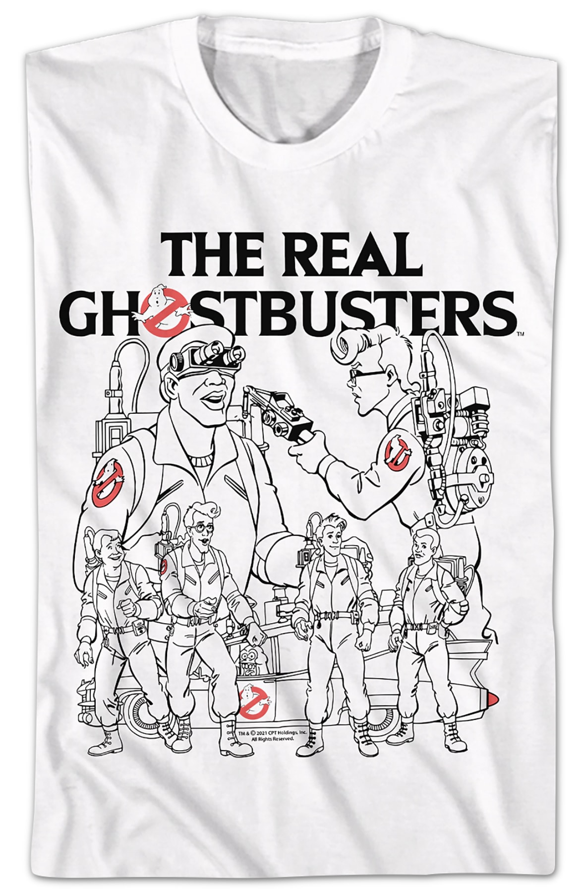 Character Sketches Real Ghostbusters T-Shirt