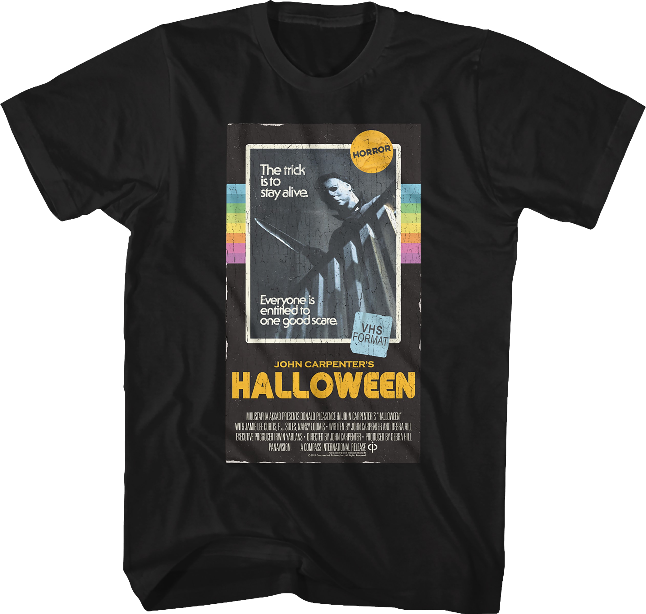VHS Box Art Halloween T-Shirt
