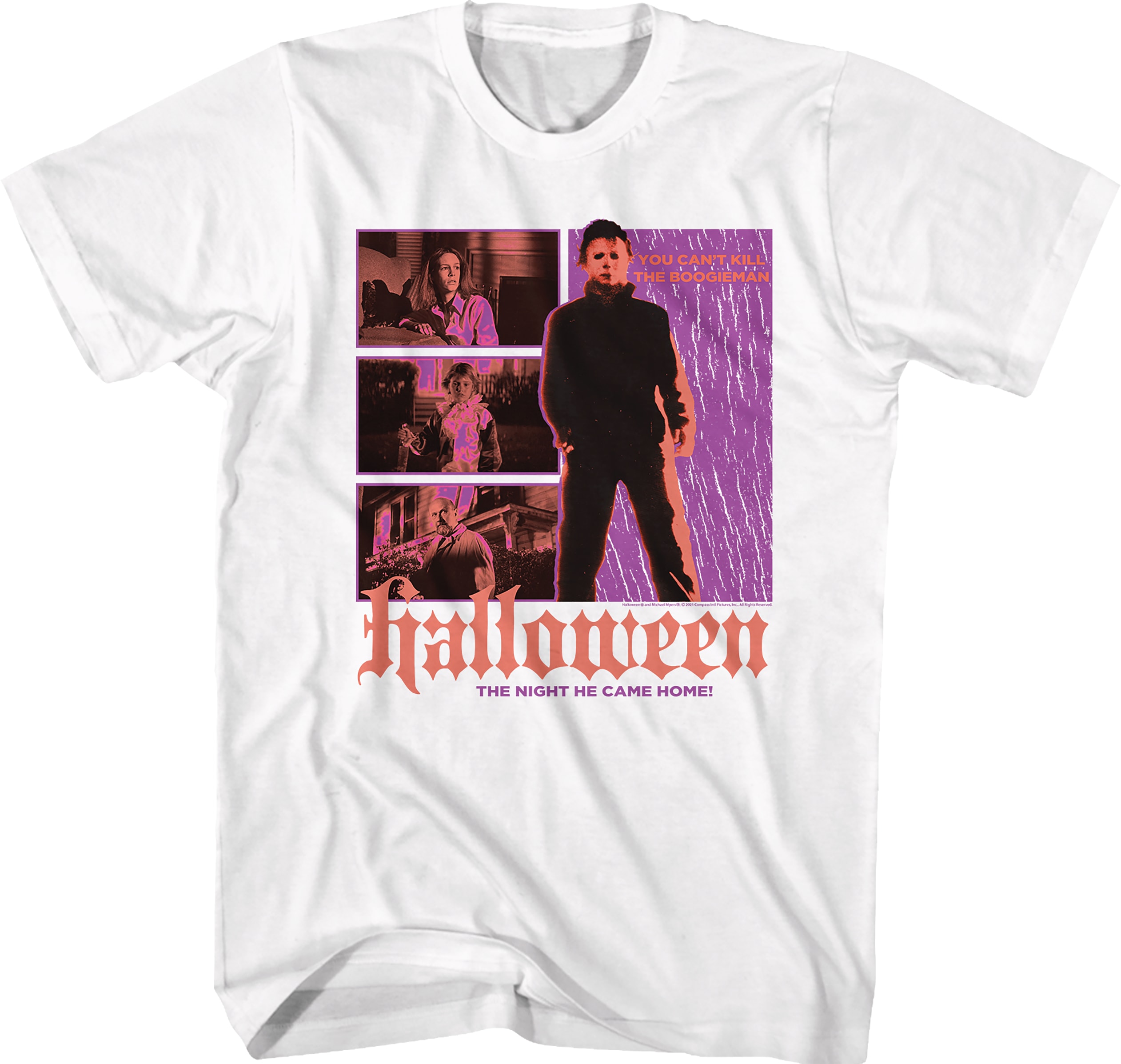 Retro Collage Poster Halloween T-Shirt