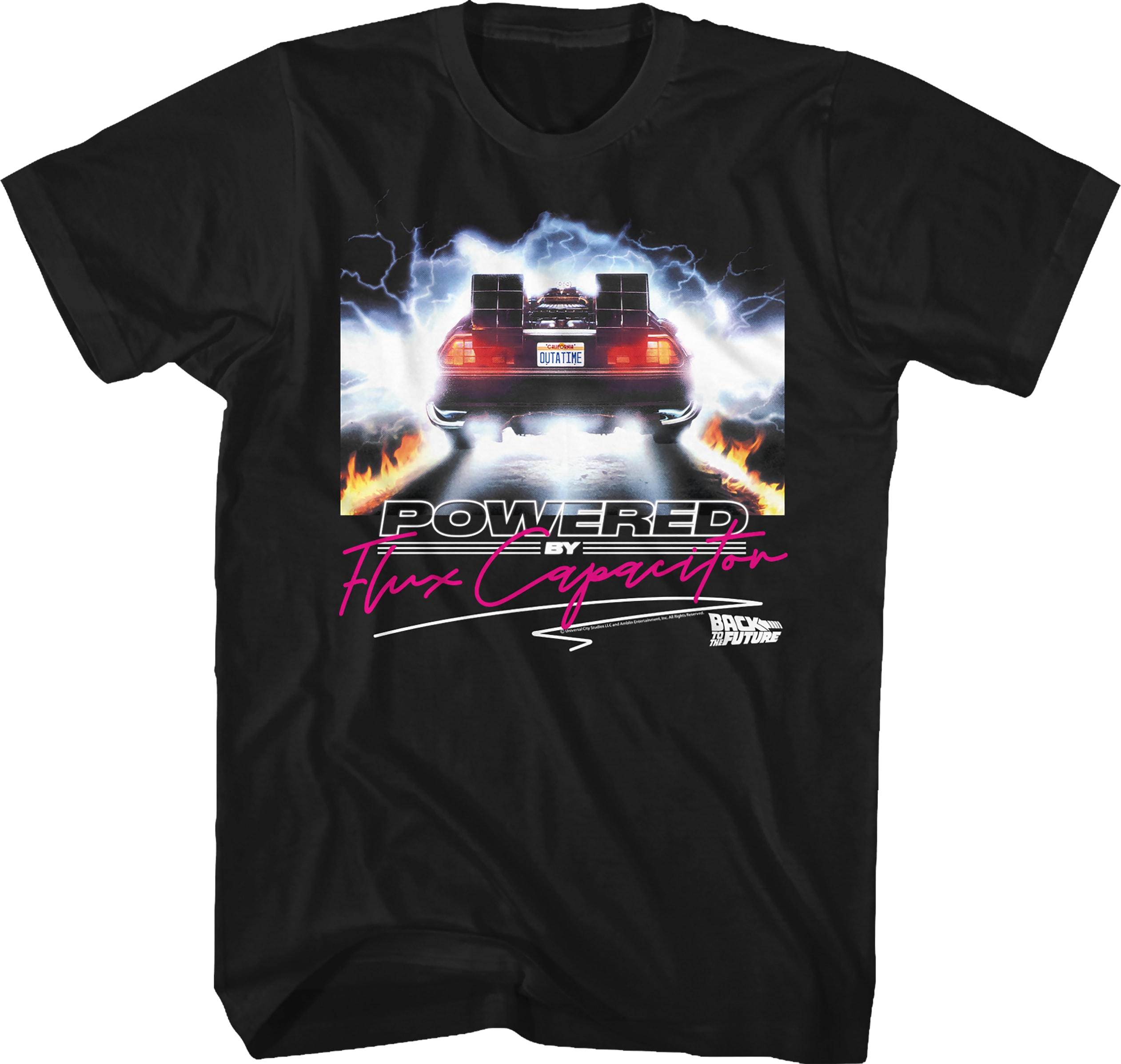 Powered By Flux Capacitor Back To The Future T-Shirt