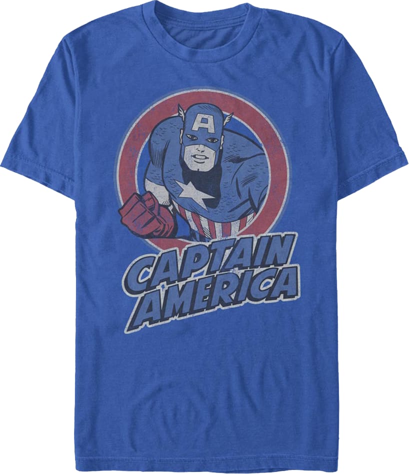 Vintage Captain America Marvel Comics T-Shirt