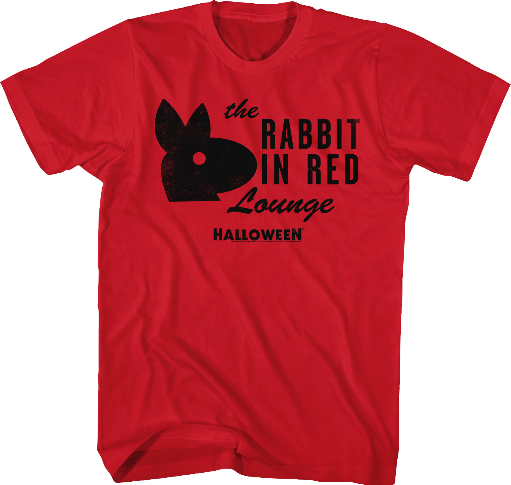 The Rabbit In Red Lounge Halloween T-Shirt