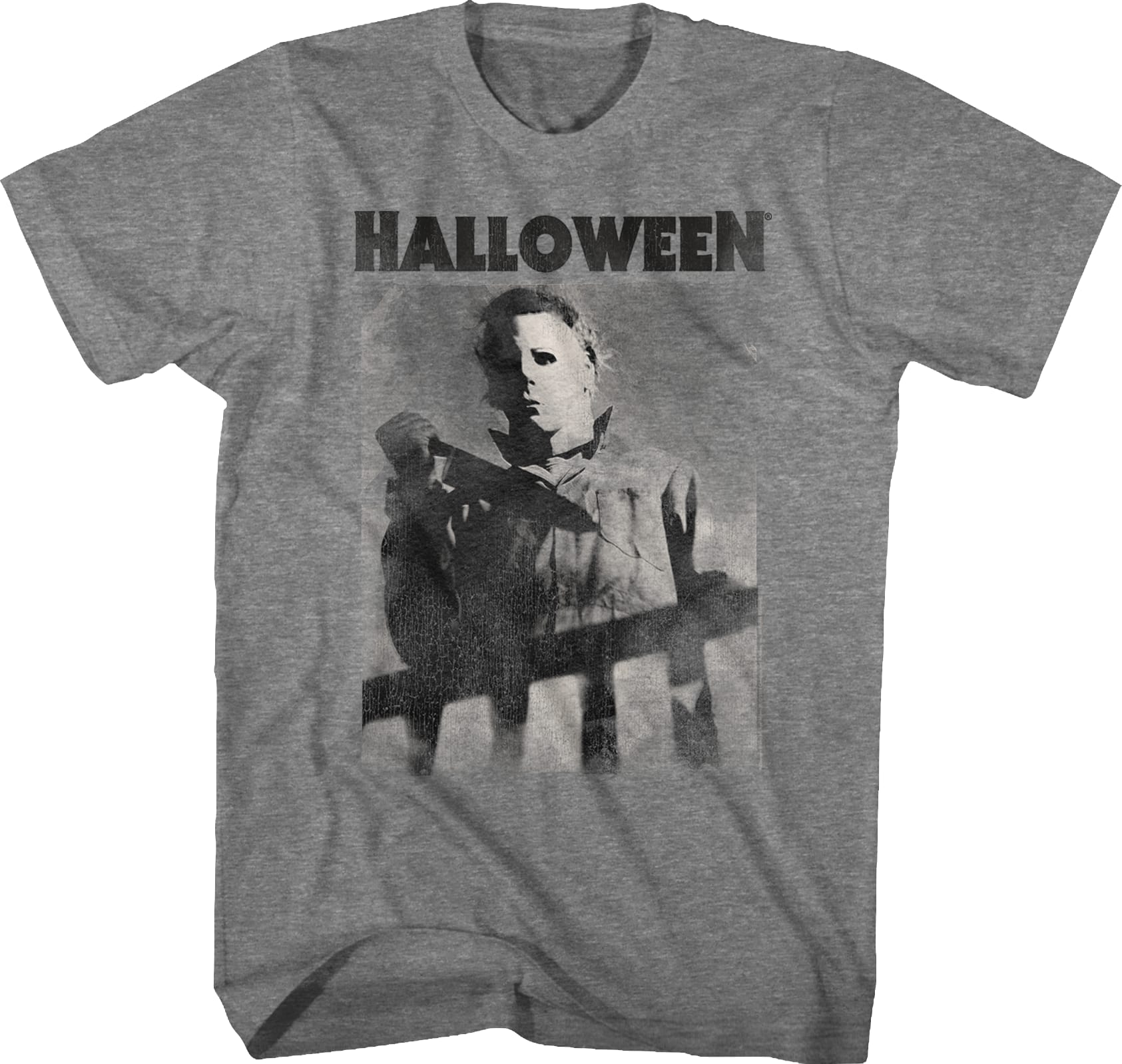 Distressed The Shape Halloween T-Shirt