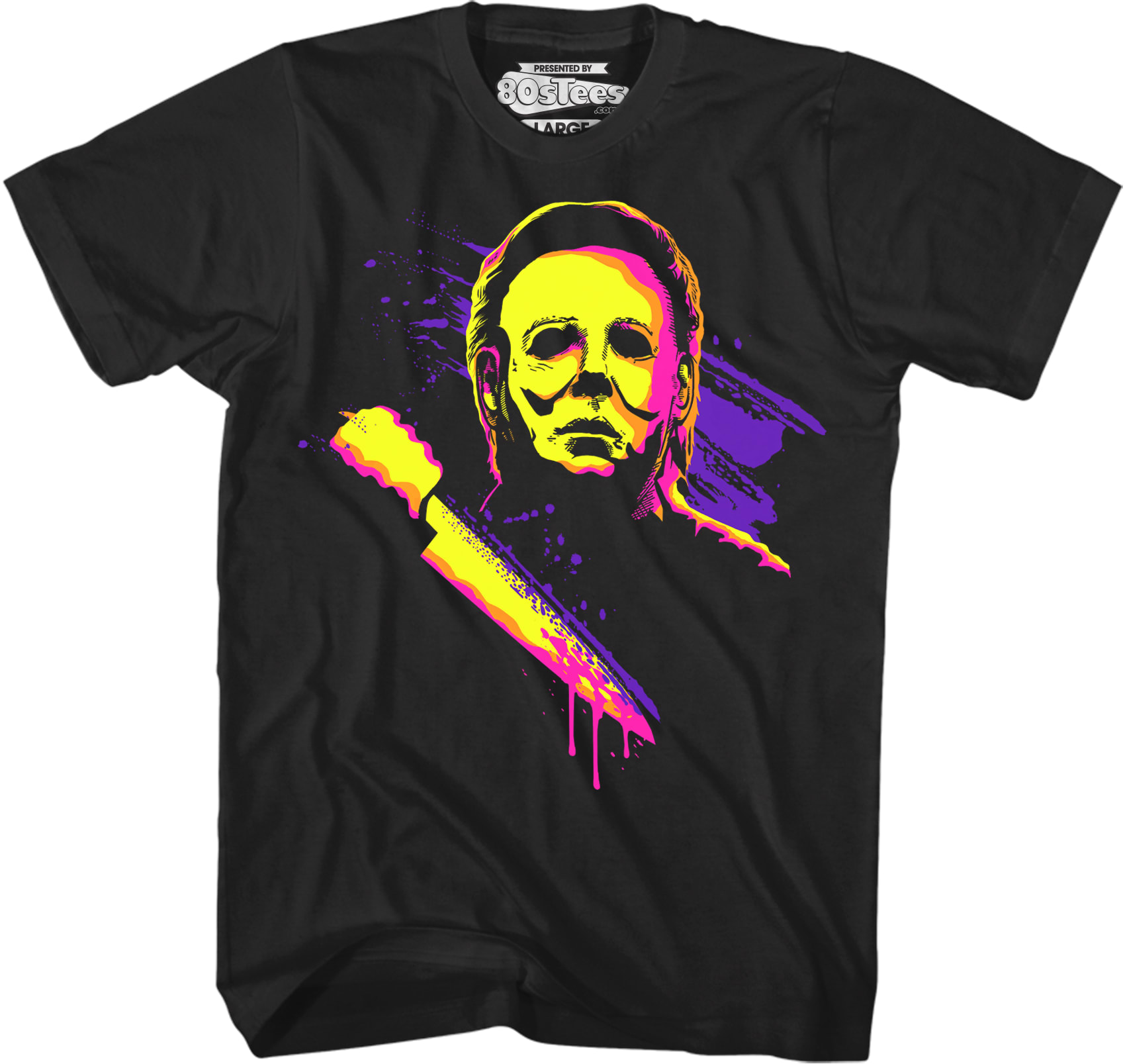 Neon Michael Myers Halloween T-Shirt