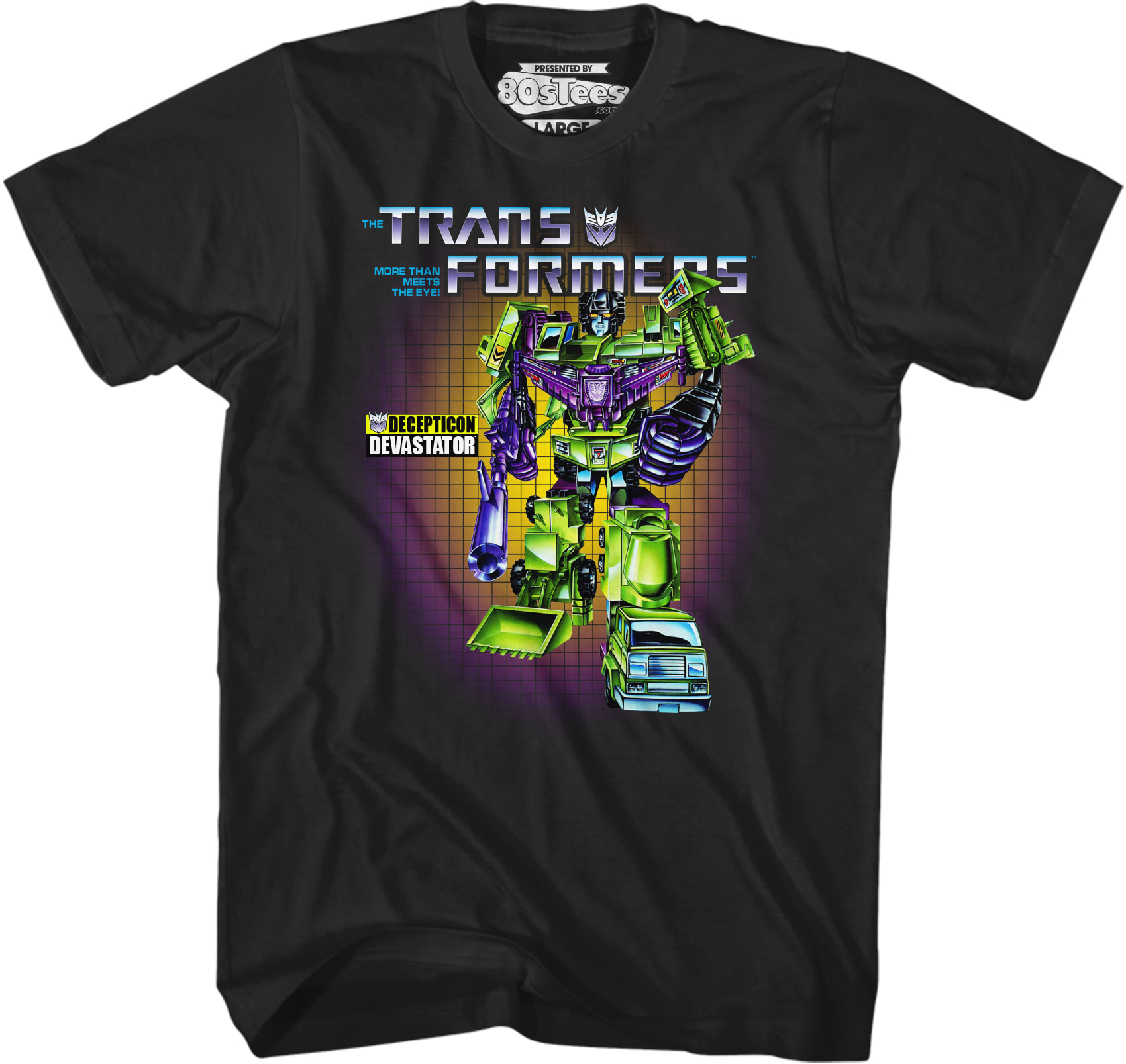 Box Art Devastator Transformers T-Shirt