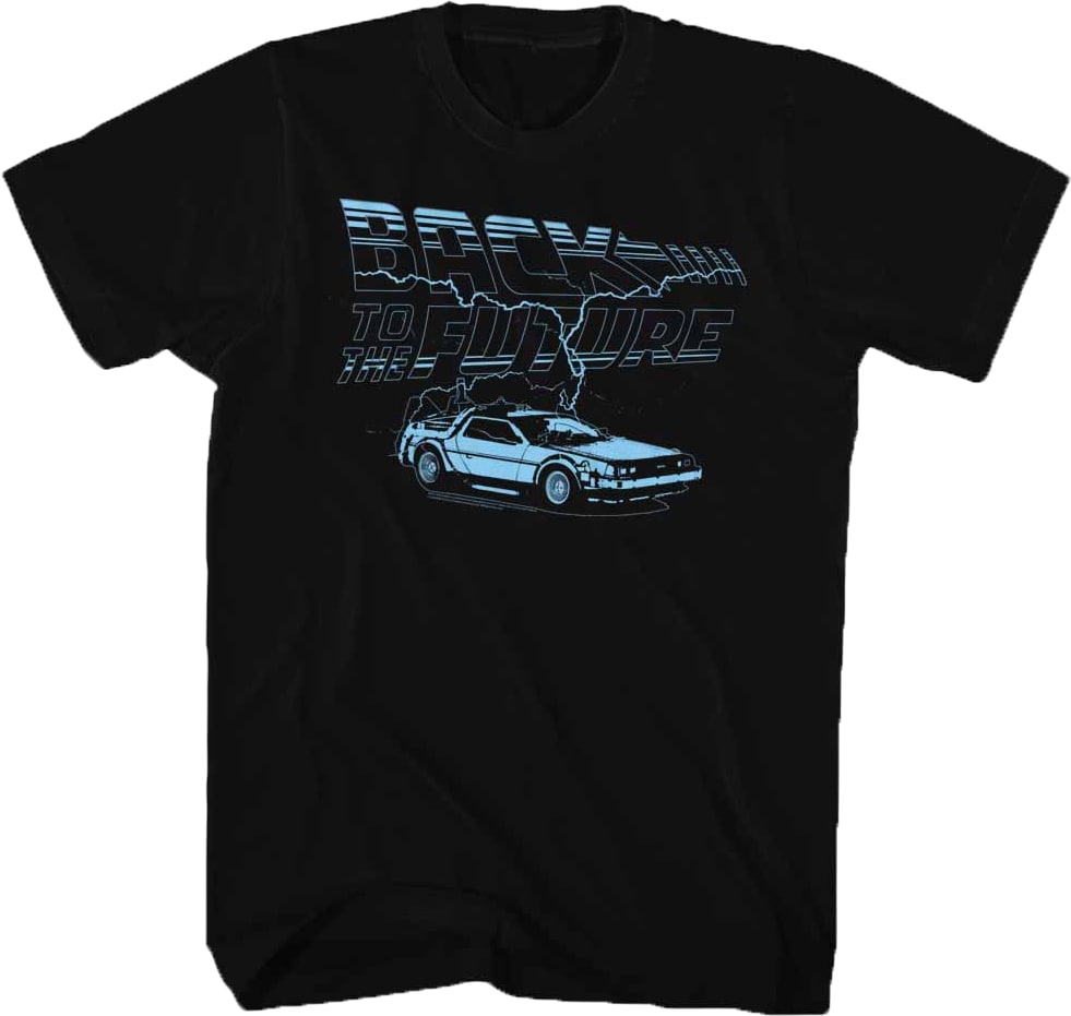 Logo and Lightning Back To The Future T-Shirt