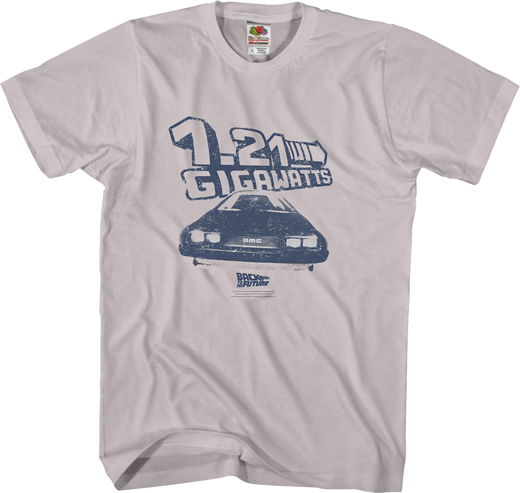 DeLorean 1.21 Gigawatts Back To The Future T-Shirt