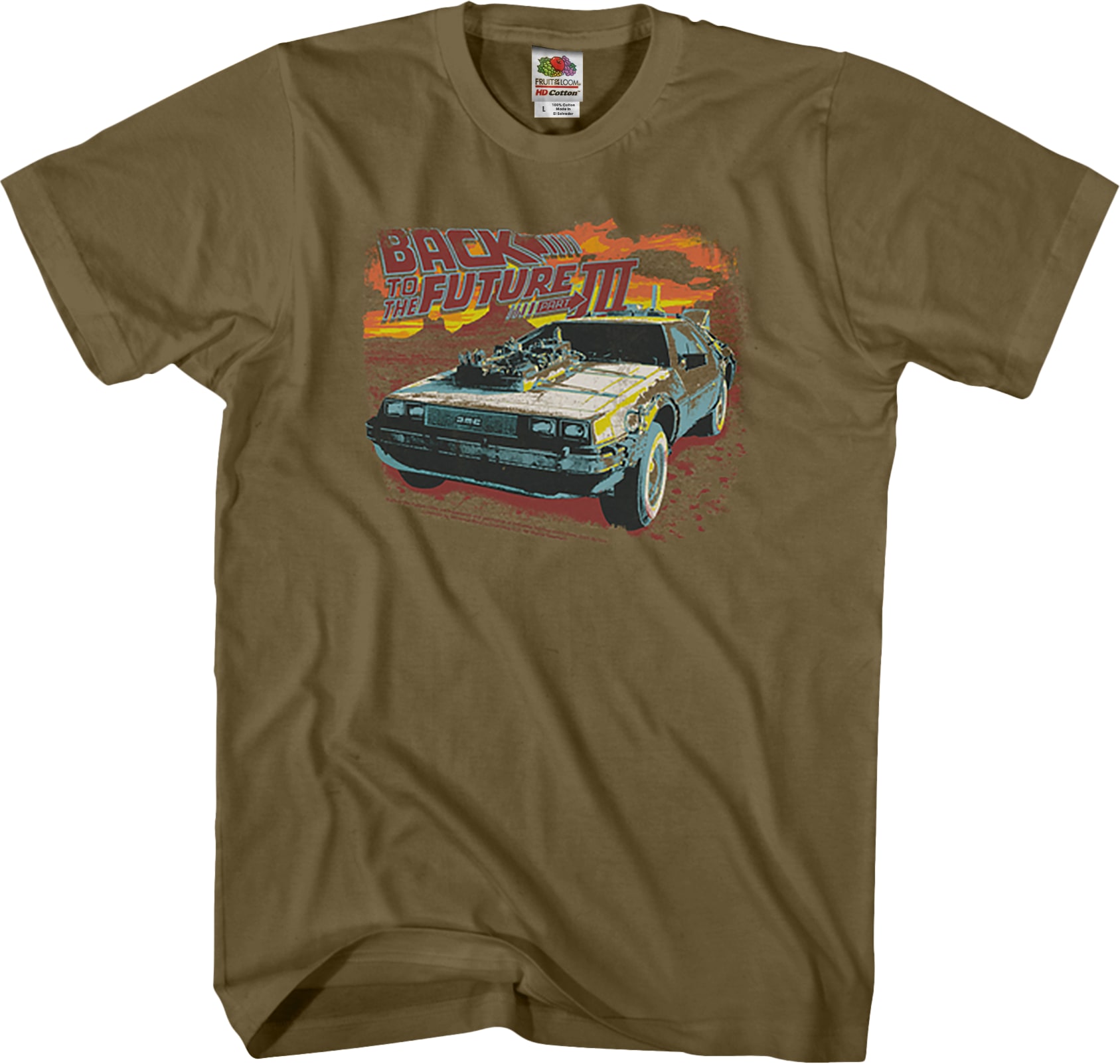 DeLorean Back To The Future Part III T-Shirt