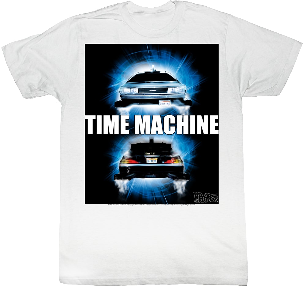 DeLorean Time Machine Back To The Future T-Shirt