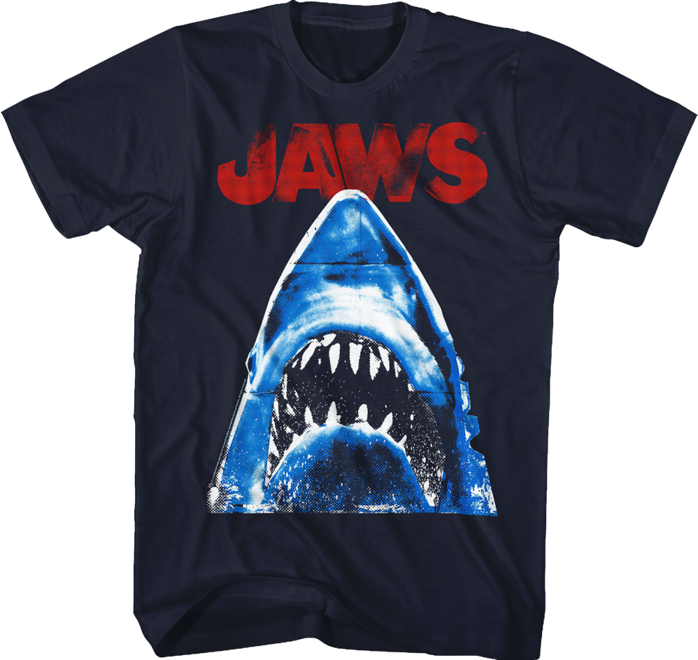 Halftone Jaws T-Shirt
