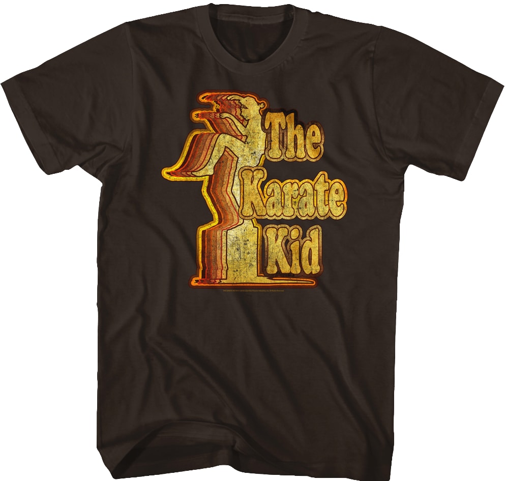 Crane Kick Pattern Karate Kid T-Shirt
