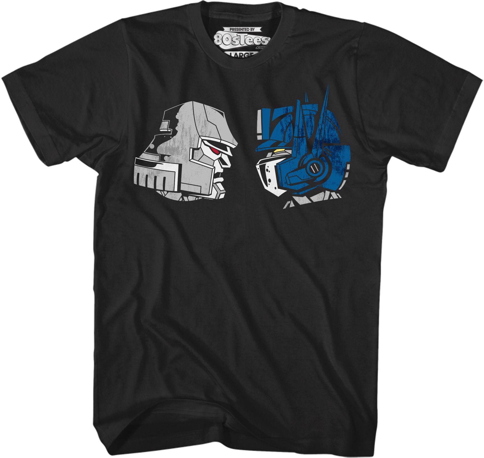 Face Off Megatron vs Optimus Prime Transformers T-Shirt