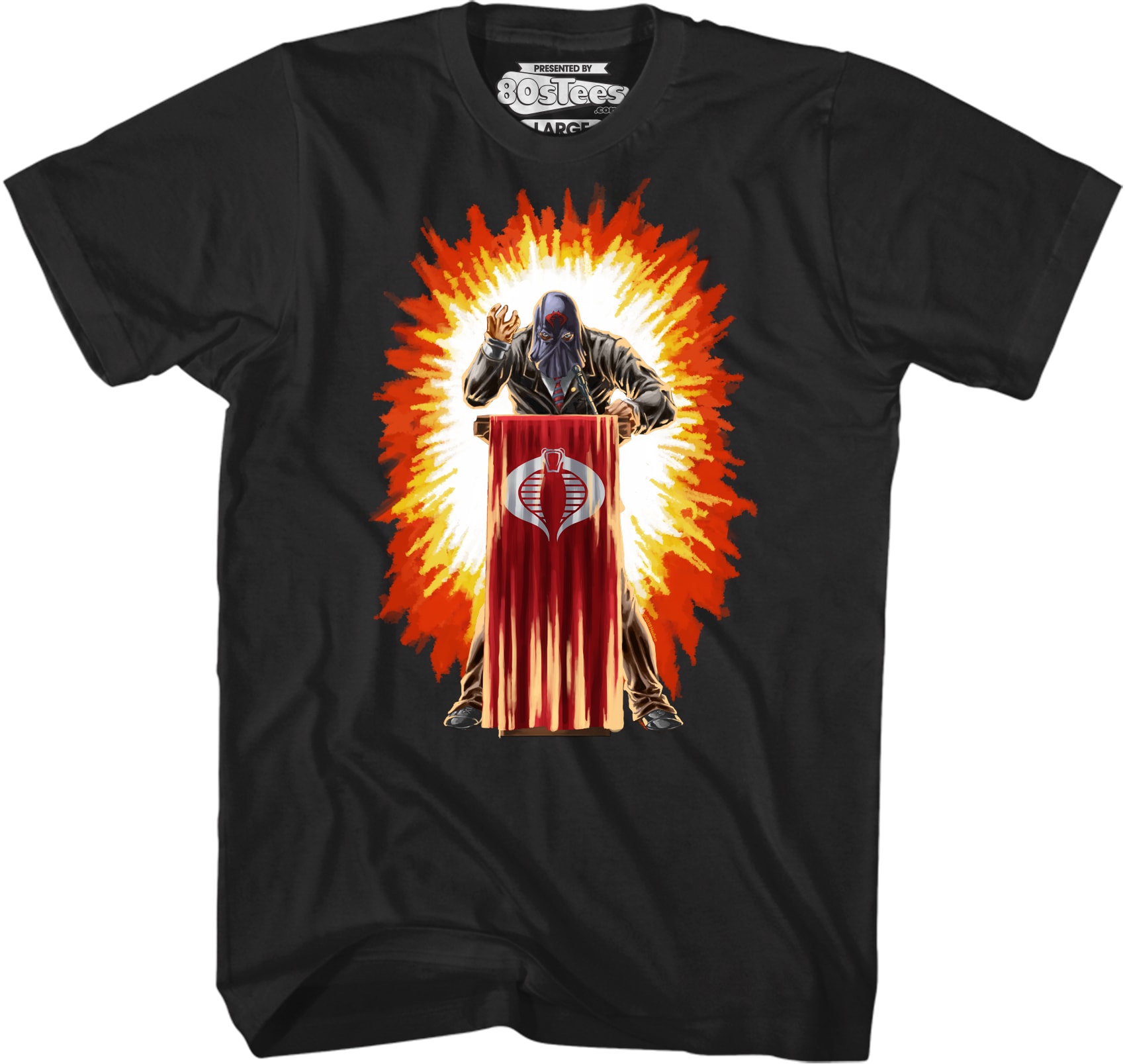 Cobra Commander Box Art GI Joe T-Shirt