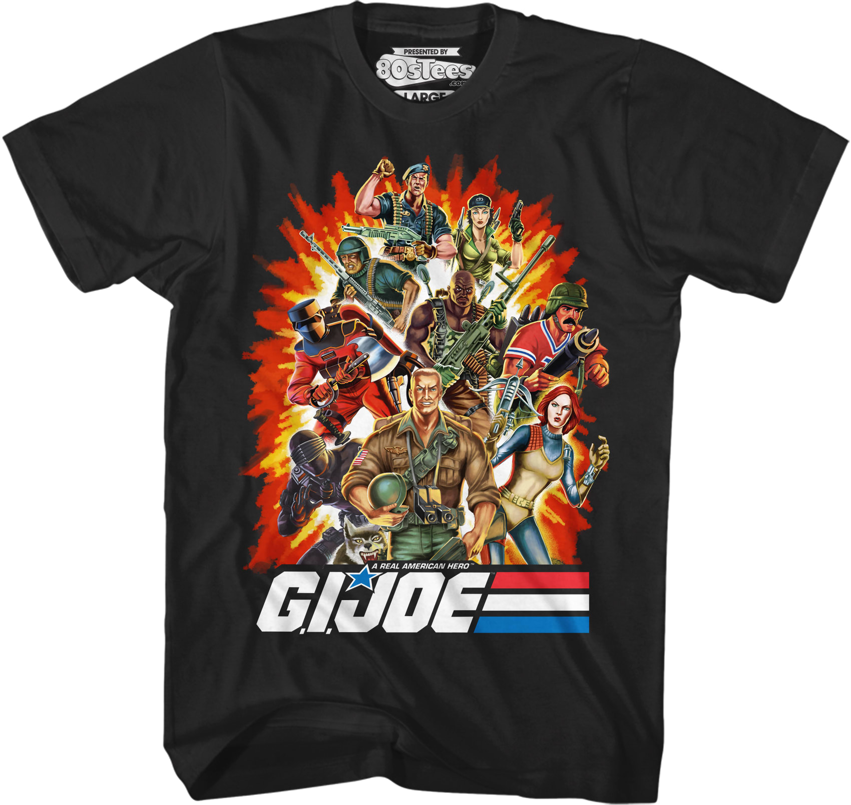 Real American Heroes Group GI Joe T-Shirt