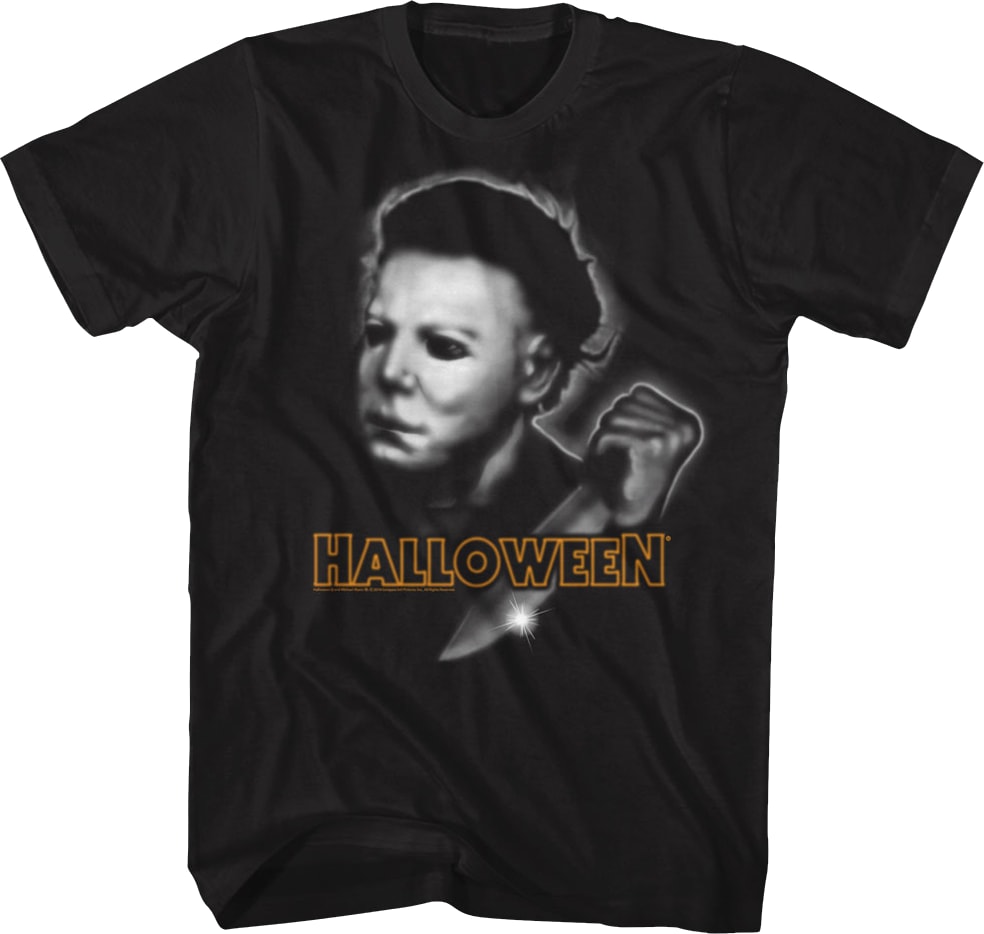 Airbrush Michael Myers Halloween T-Shirt