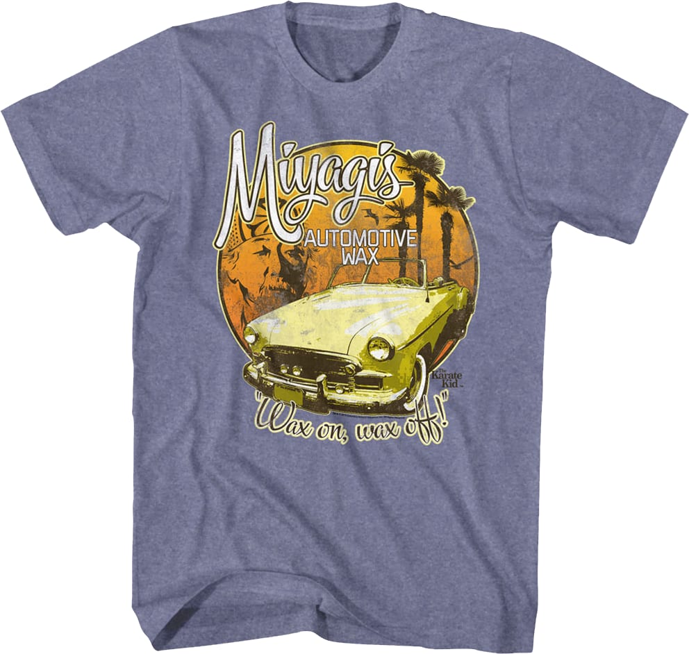 Karate Kid Miyagi Wax On Wax Off T-Shirt