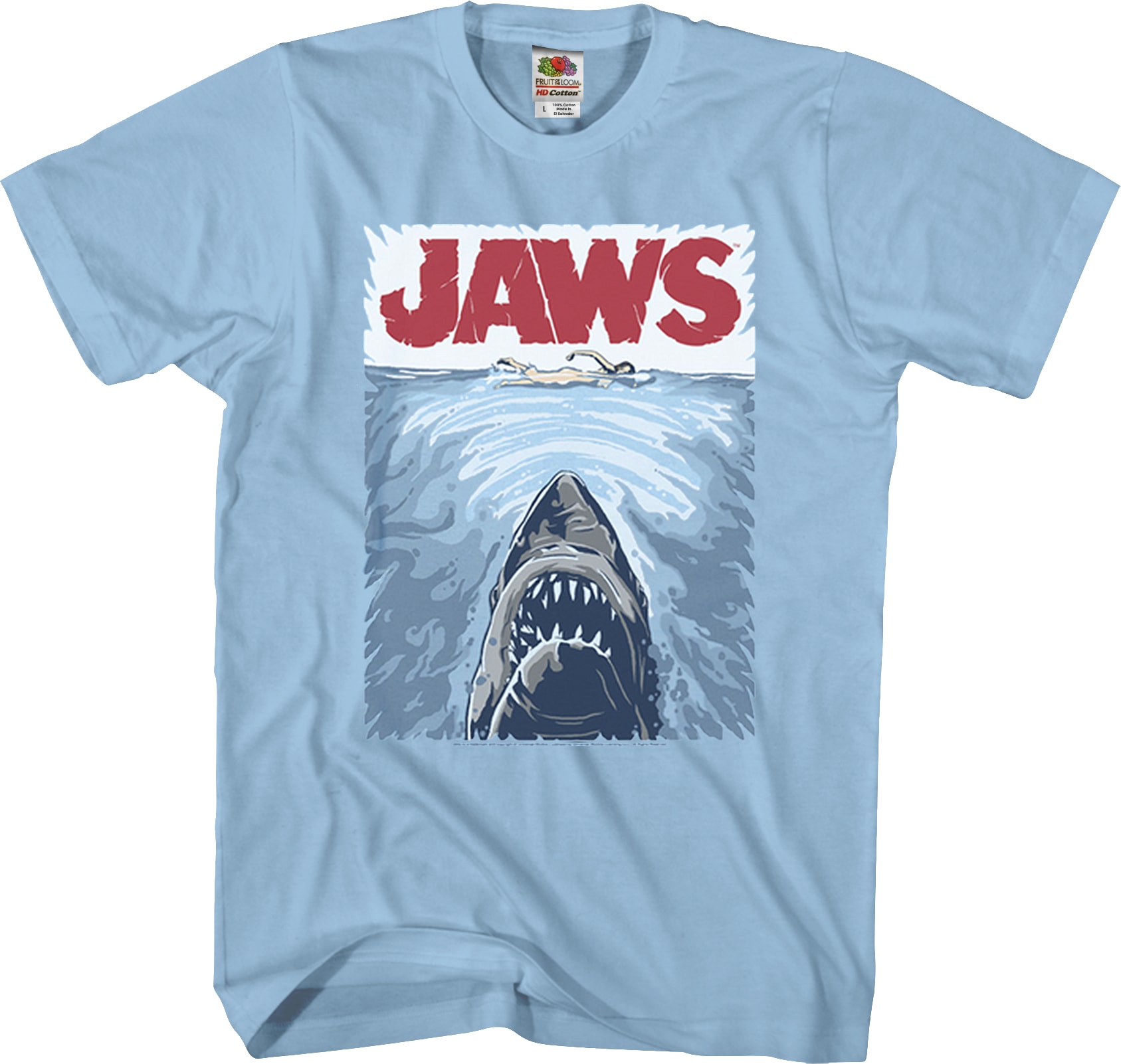 JAWS Graphic Poster Art T-Shirt