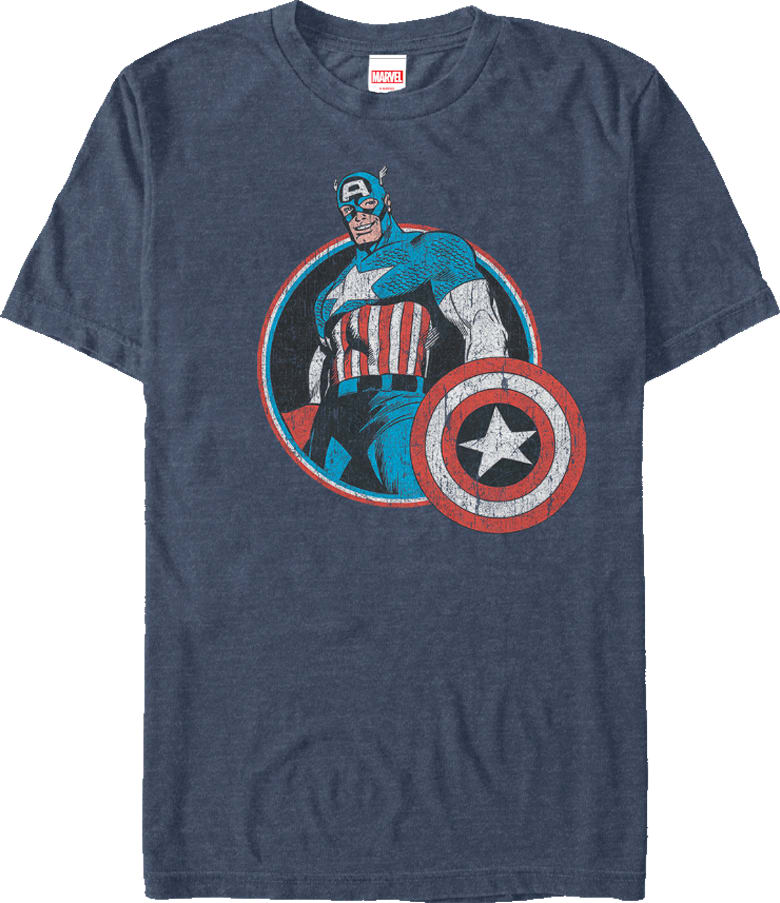 Marvel Retro Captain America T-Shirt