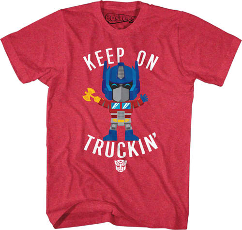 Optimus Prime Keep On Truckin' Transformers T-Shirt