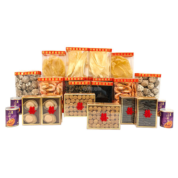 美滿良緣 過大禮海味籃 X 2籃 (10款海味)
