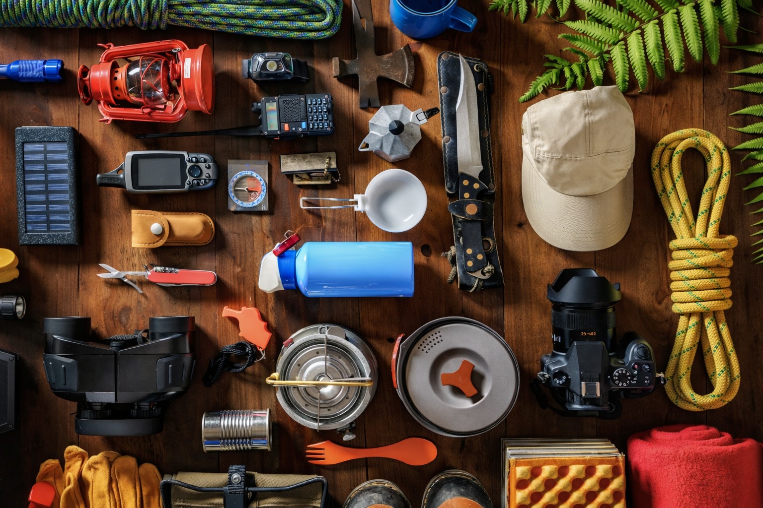 Adventure gear and equipment check process.