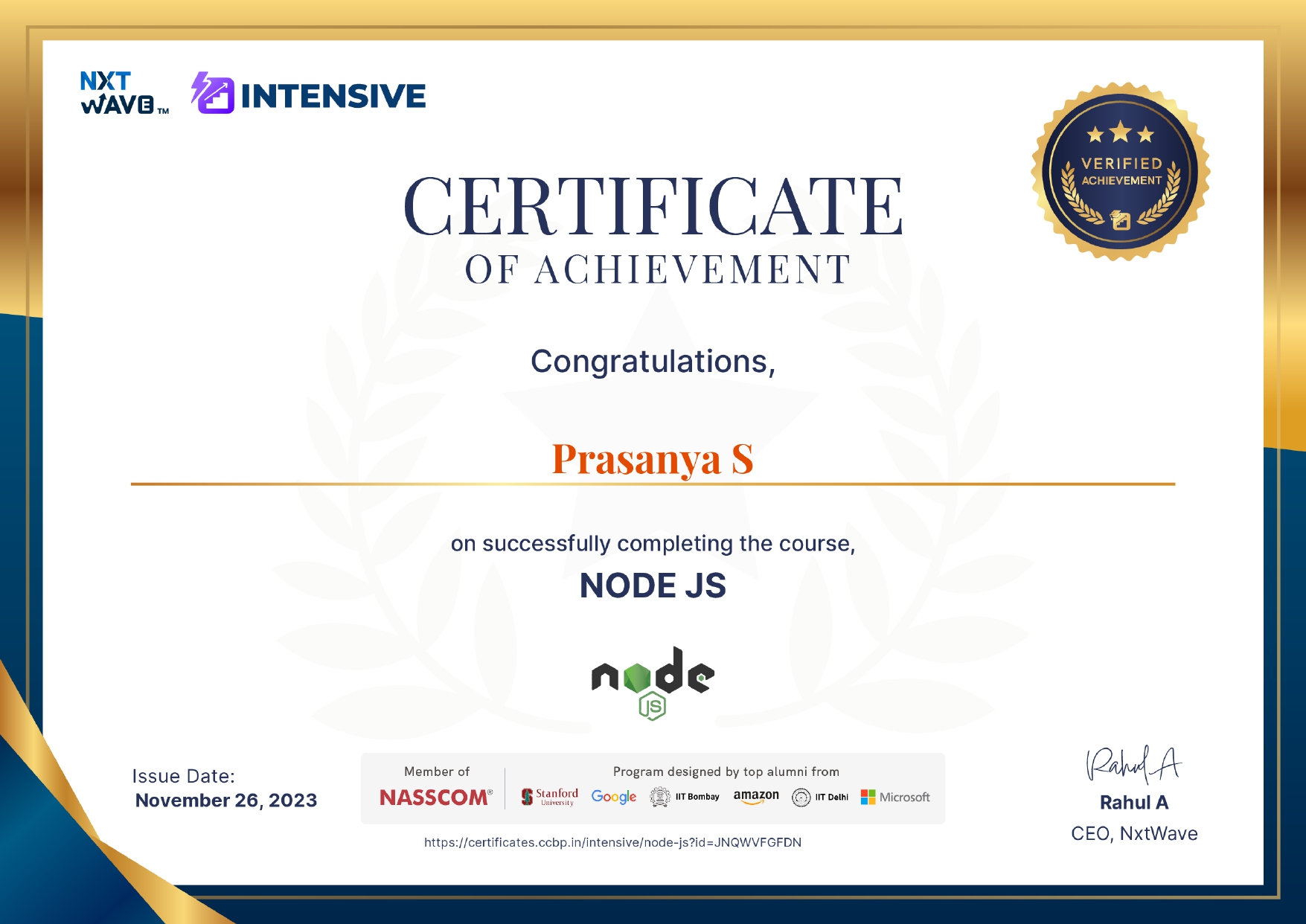 nodeJS