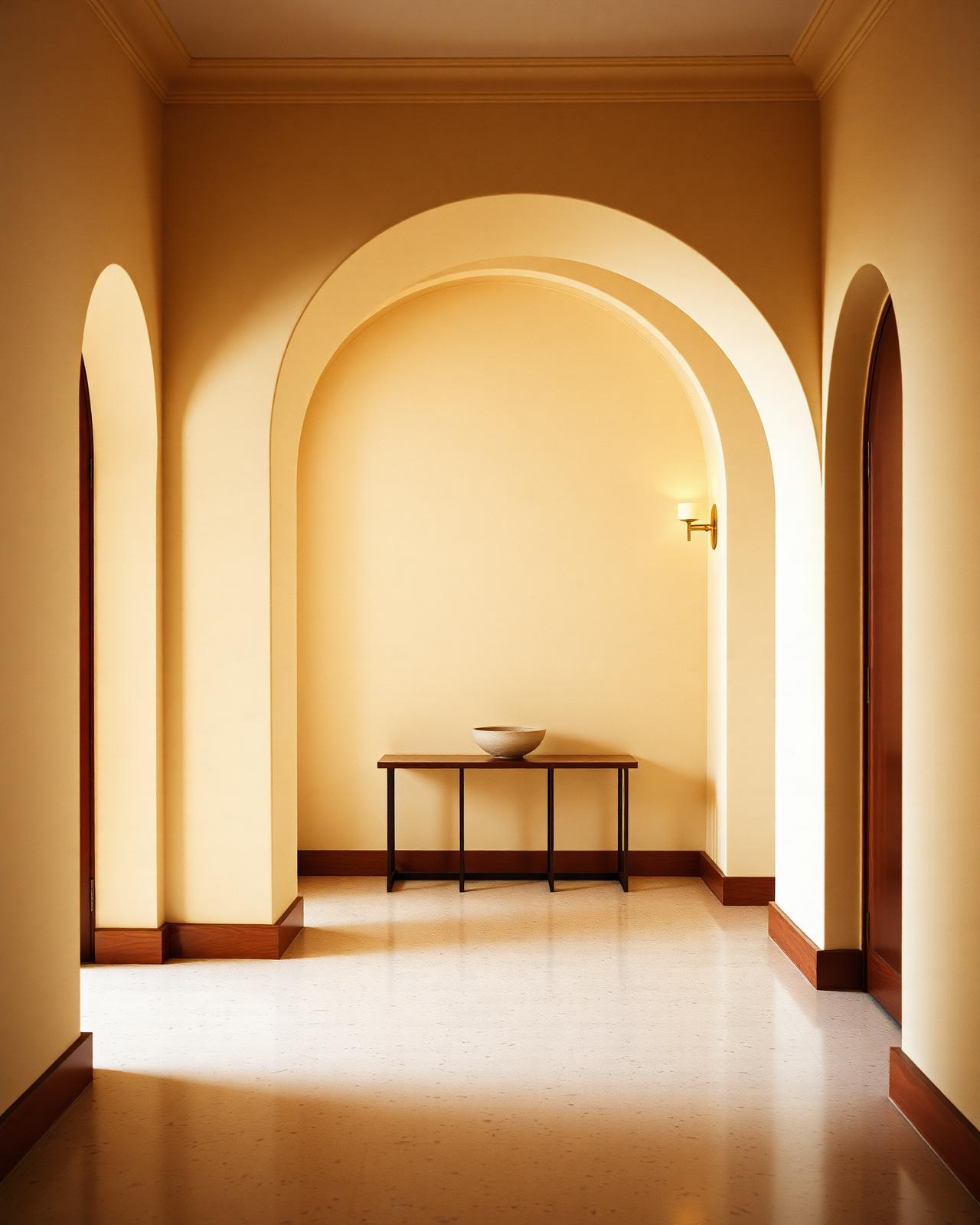 Entry hall - Arches · terrazzo