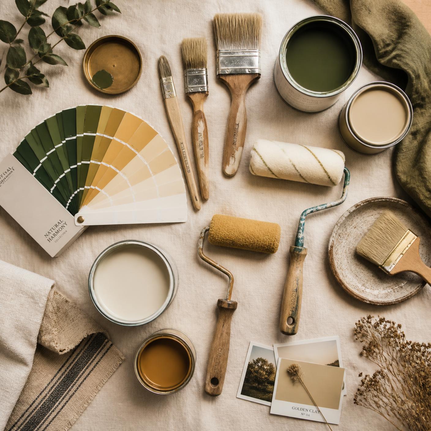 Painting tools and swatches