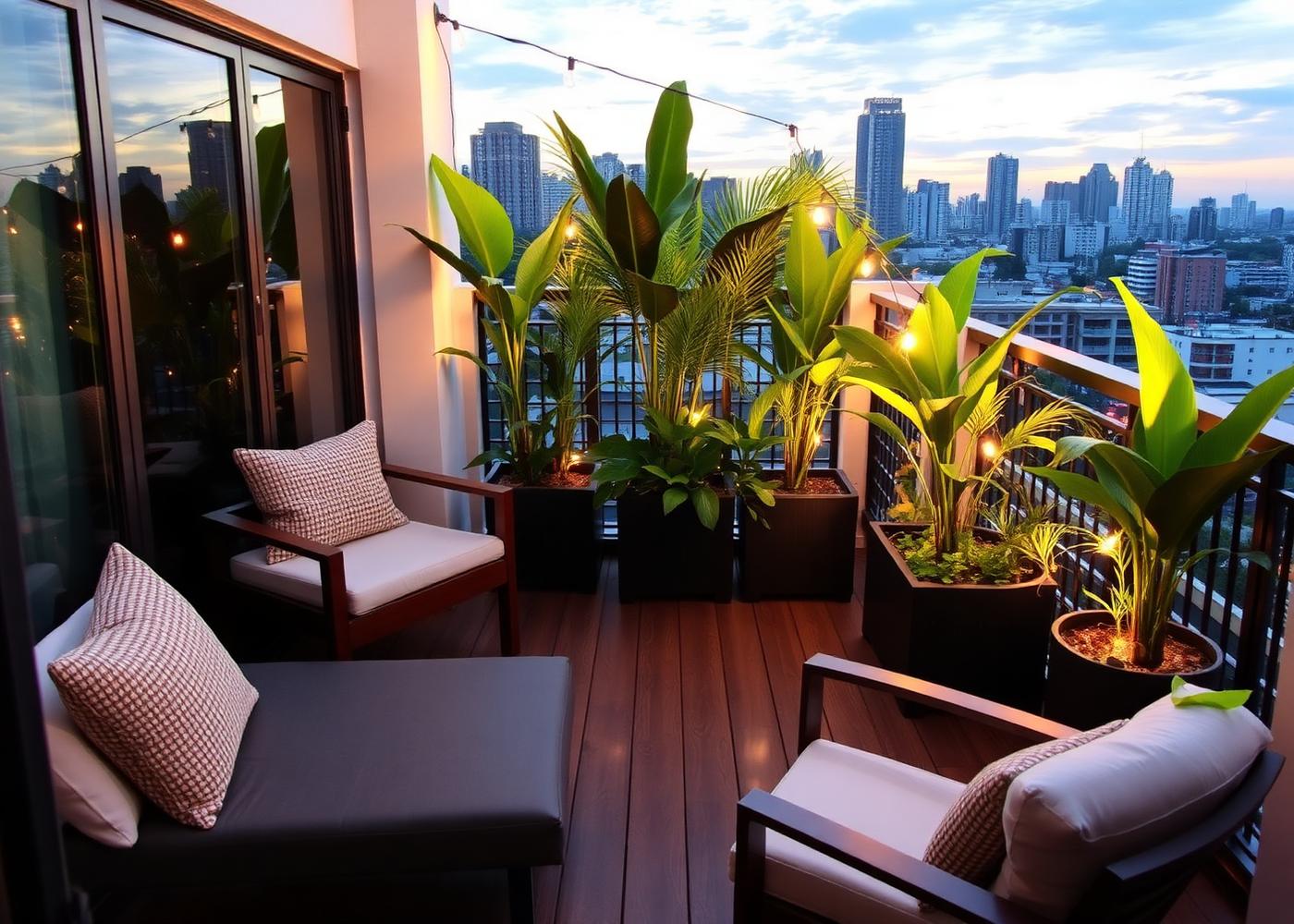 A second living room, outside