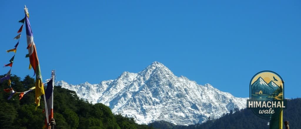 Dhauladhar mountain peak from McLeodganj