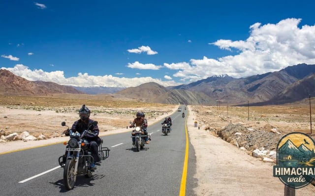A 7-Day Leh Ladakh Couple Bike Trip Expedition to Umling La — itinerary includes the Leh Local day