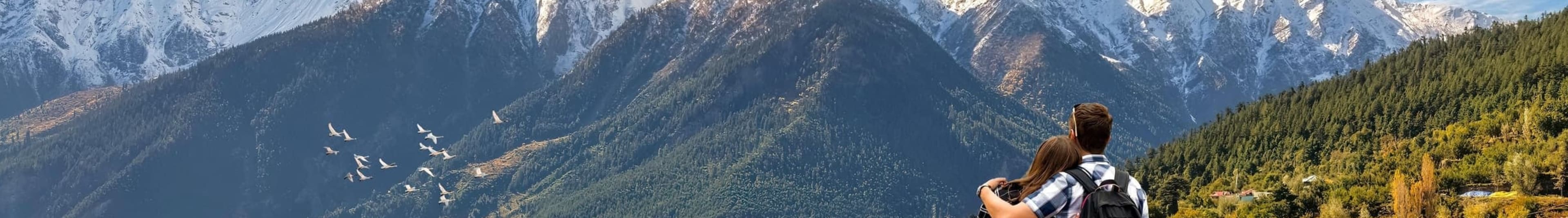 Beas River flowing past luxury resort in Manali