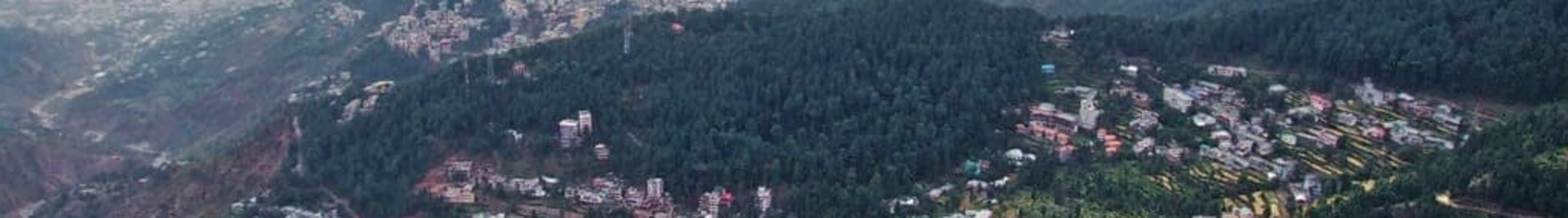 Students hiking on the Triund trail