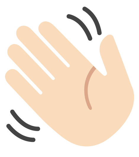 waving hand