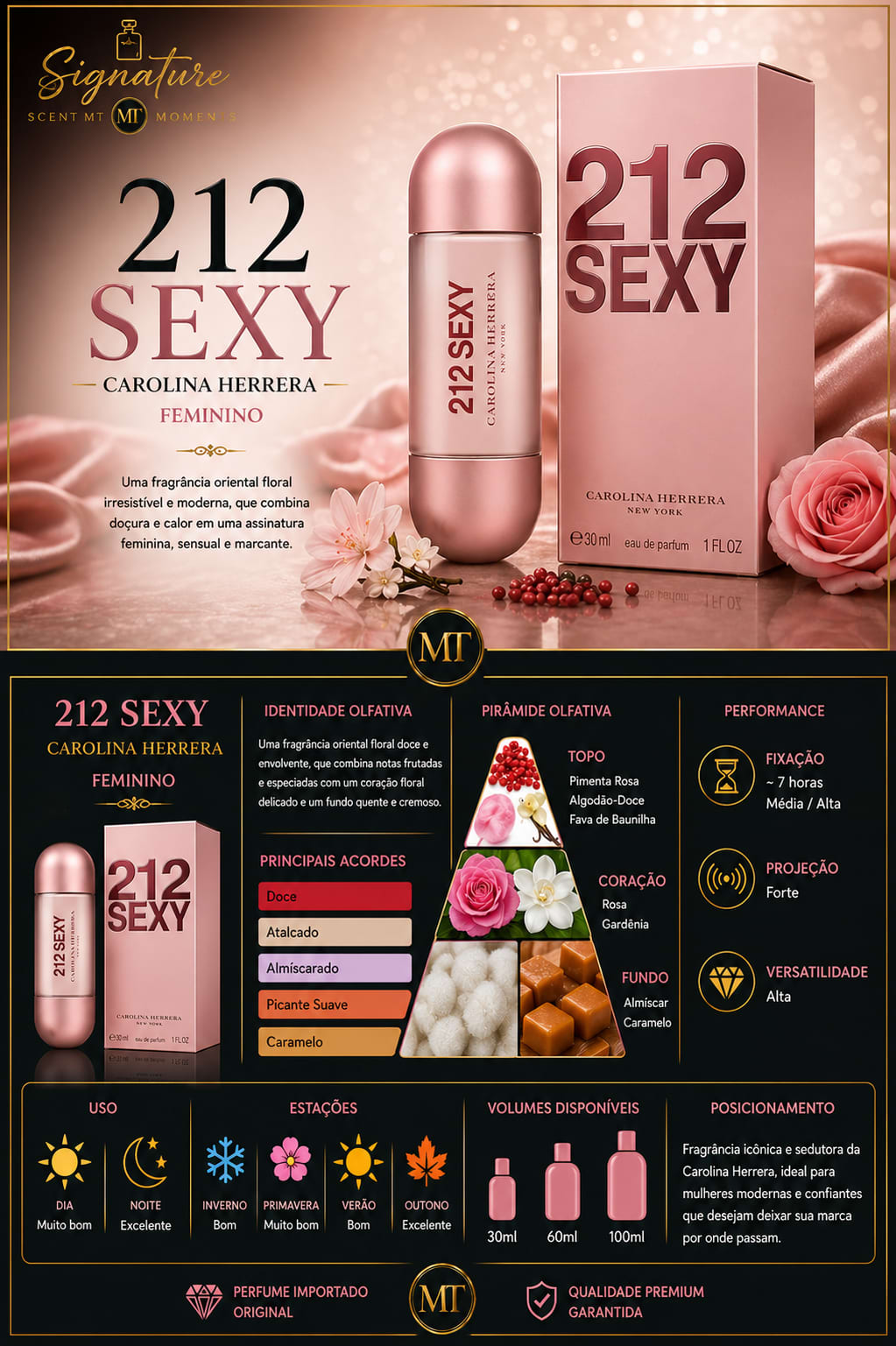 C HERRERA 212 SEXY EDP FEM 60ML
