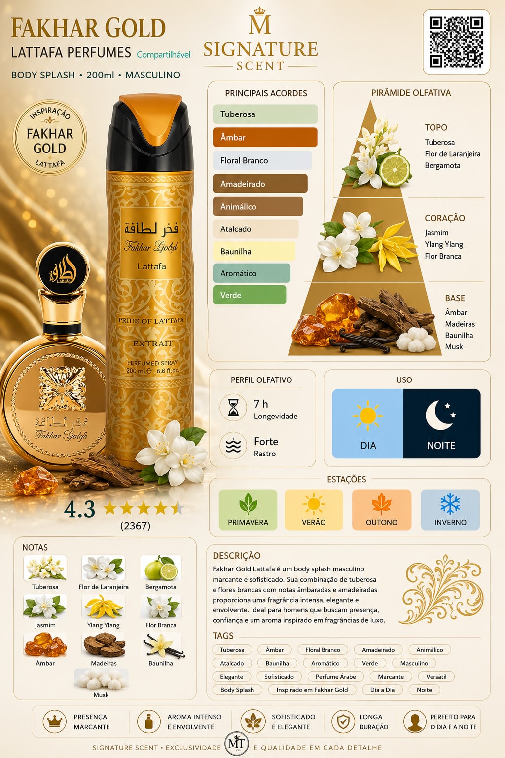 DESODORANTE FAKHAR GOLD