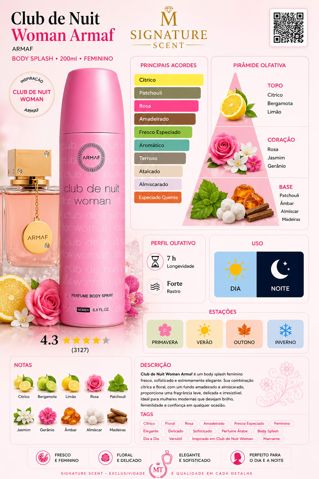 DESODORANTE CLUB DE NUIT WOMAN