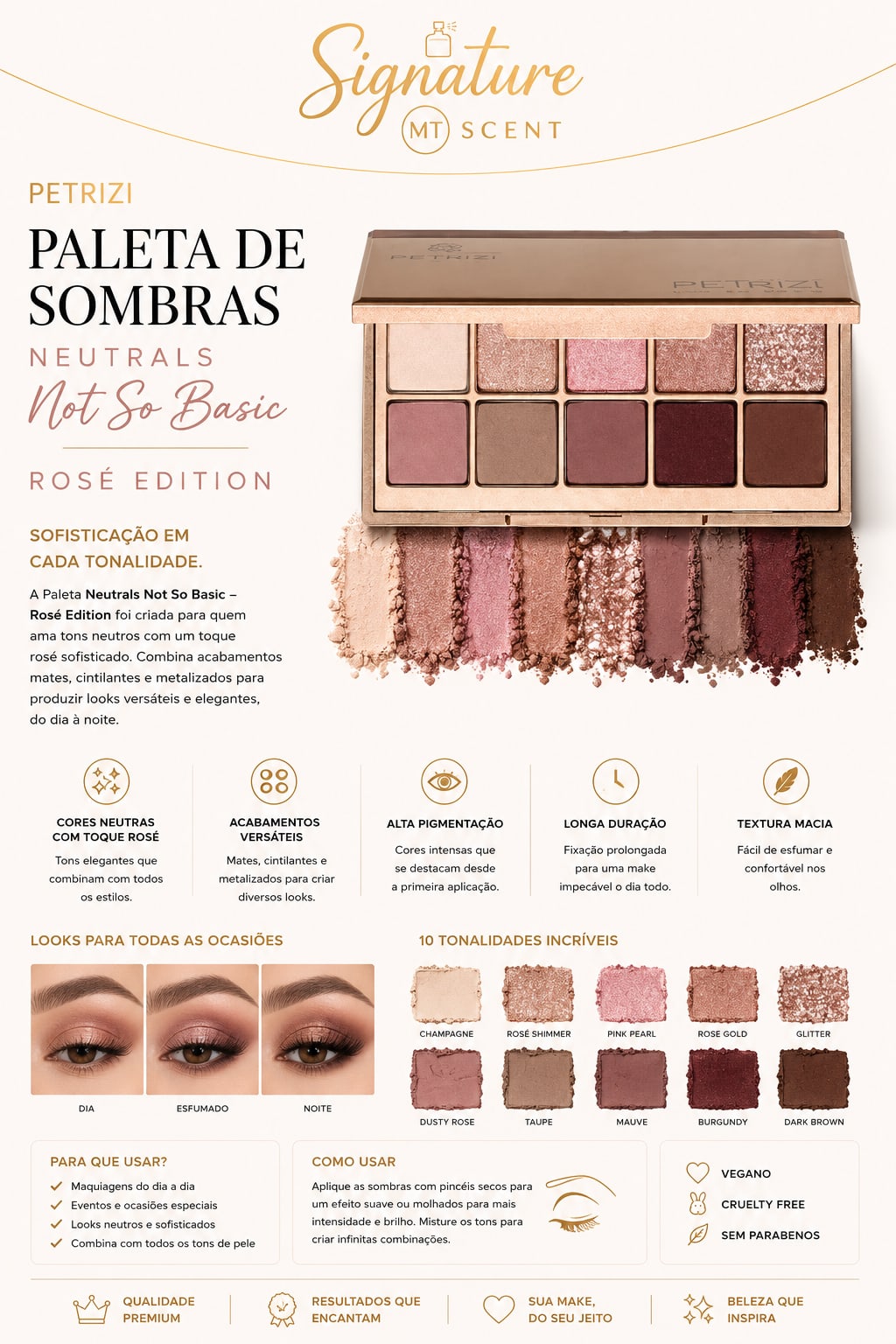 PALETA DE SOMBRAS NOT SO BASIC- ROSE EDITION