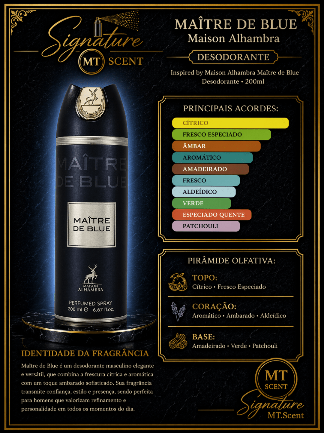 DESODORANTE MAITRE DE BLUE