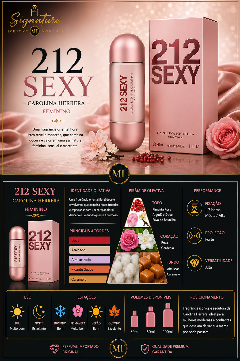 C HERRERA 212 SEXY EDP FEM 60ML