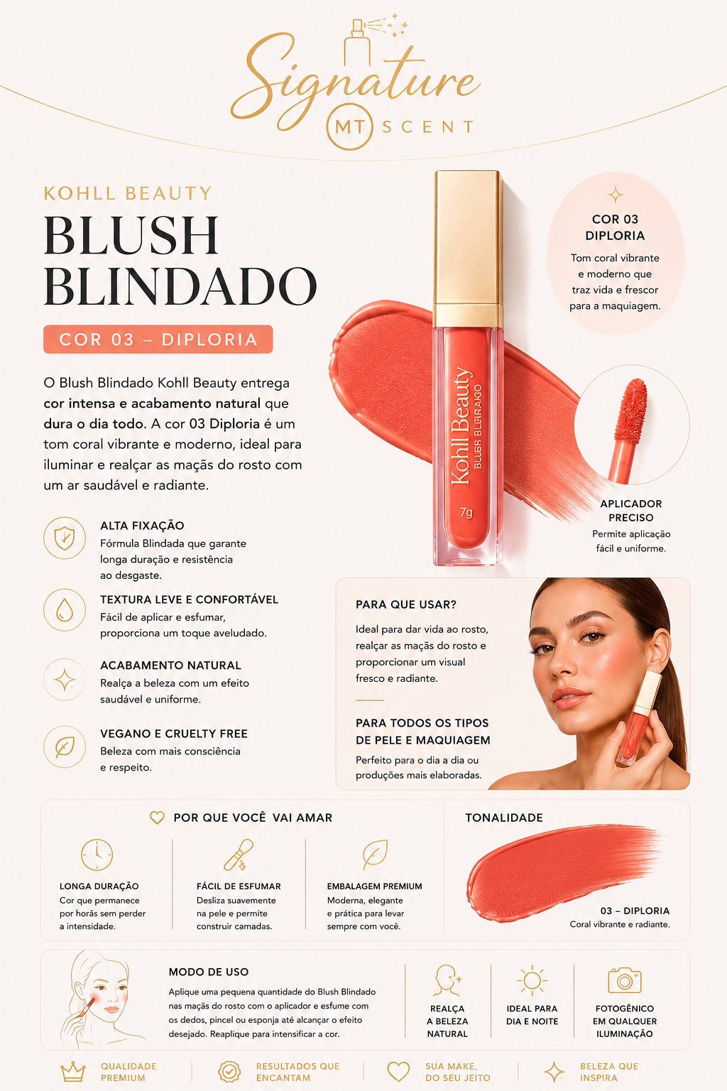 BLUSH BLINDADO- COR 3 DIPLORIA