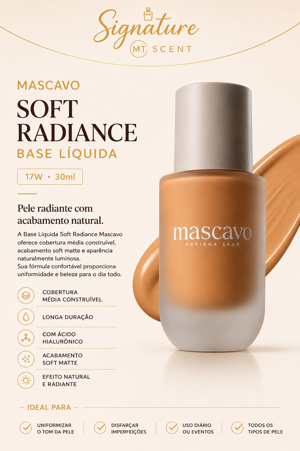 SOFT RADIANCE BASE LIQUIDA 17W